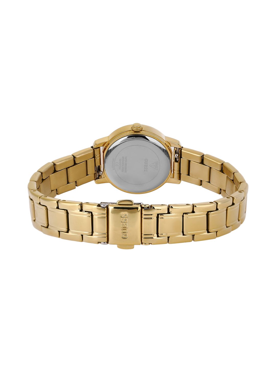 Guess 25 mm 3 hands Analog White Dial Women Watch GW0372L1