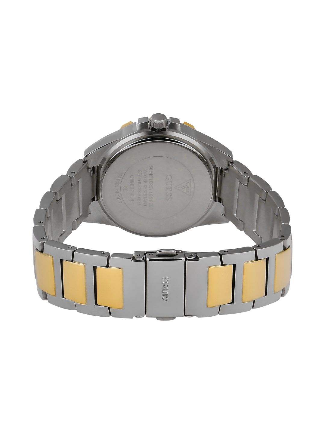 Guess 36 mm Multi function Analog White Dial Women Watch GW0373L4