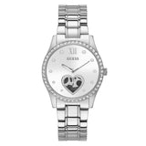Guess 38 mm White Dial Women Analog Watch GW0380L1