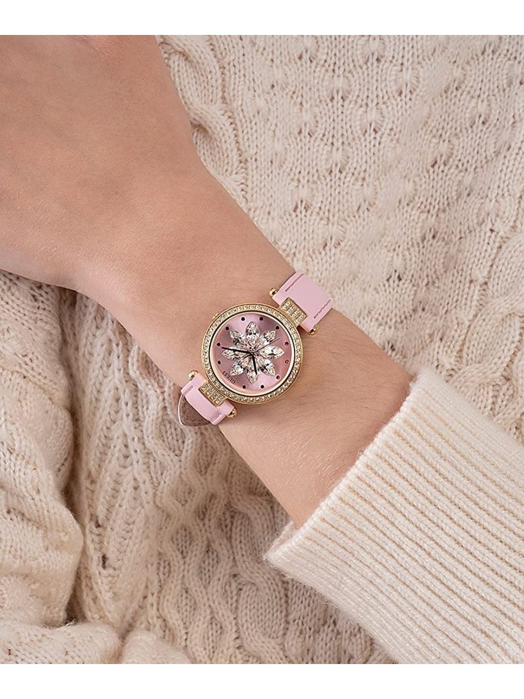 Guess Analog Pink Dial Women Watch GW0382L1