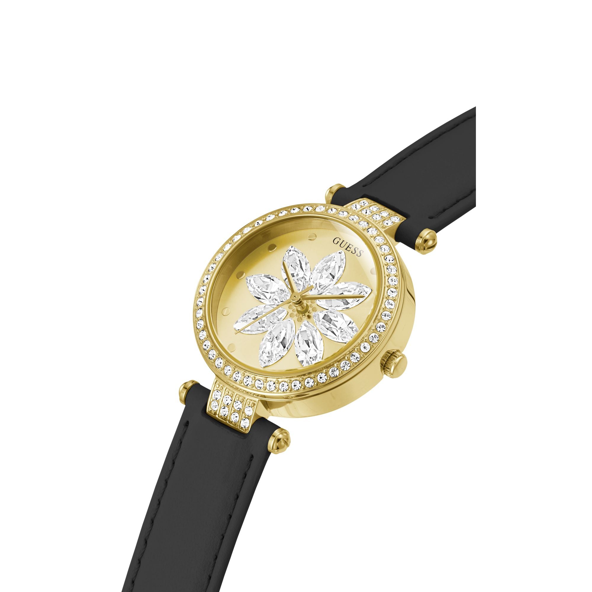 Guess GT Full Bloom 32 mm Gold Dial Women Analog Watch GW0382L2