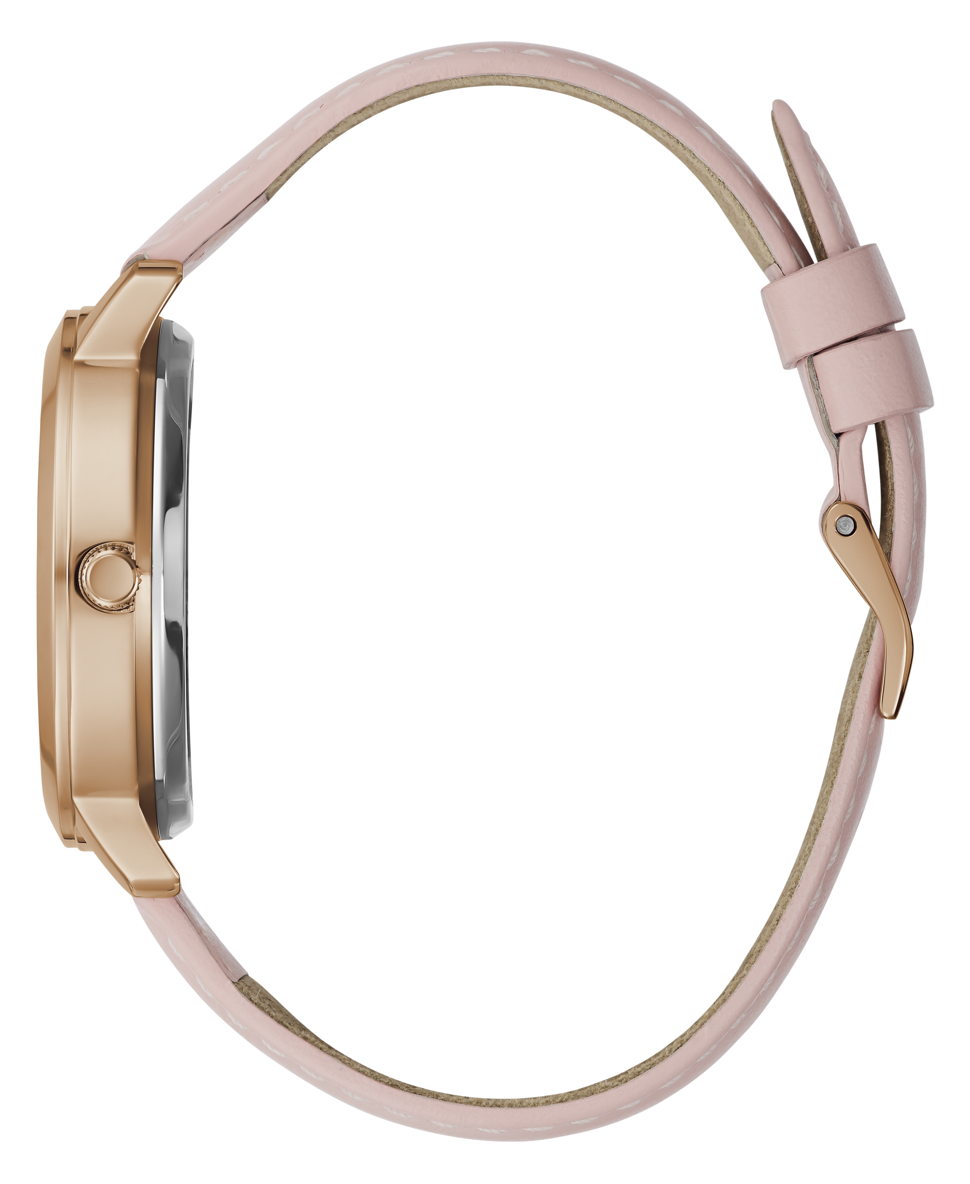 Guess 36 mm Rose Gold Dial Women Analog Watch GW0383L2