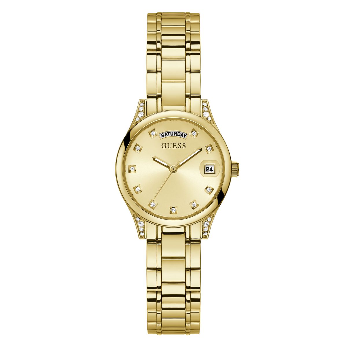 Guess Champagne Dial Women Analog Watch GW0385L2