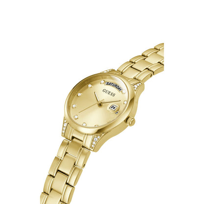 Guess Champagne Dial Women Analog Watch - GW0385L2