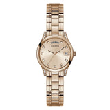 Guess Mini Aura 31 mm Size Rose Gold Dial Women Analog Watch GW0385L3