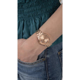 Guess Mini Aura 31 mm Size Rose Gold Dial Women Analog Watch GW0385L3