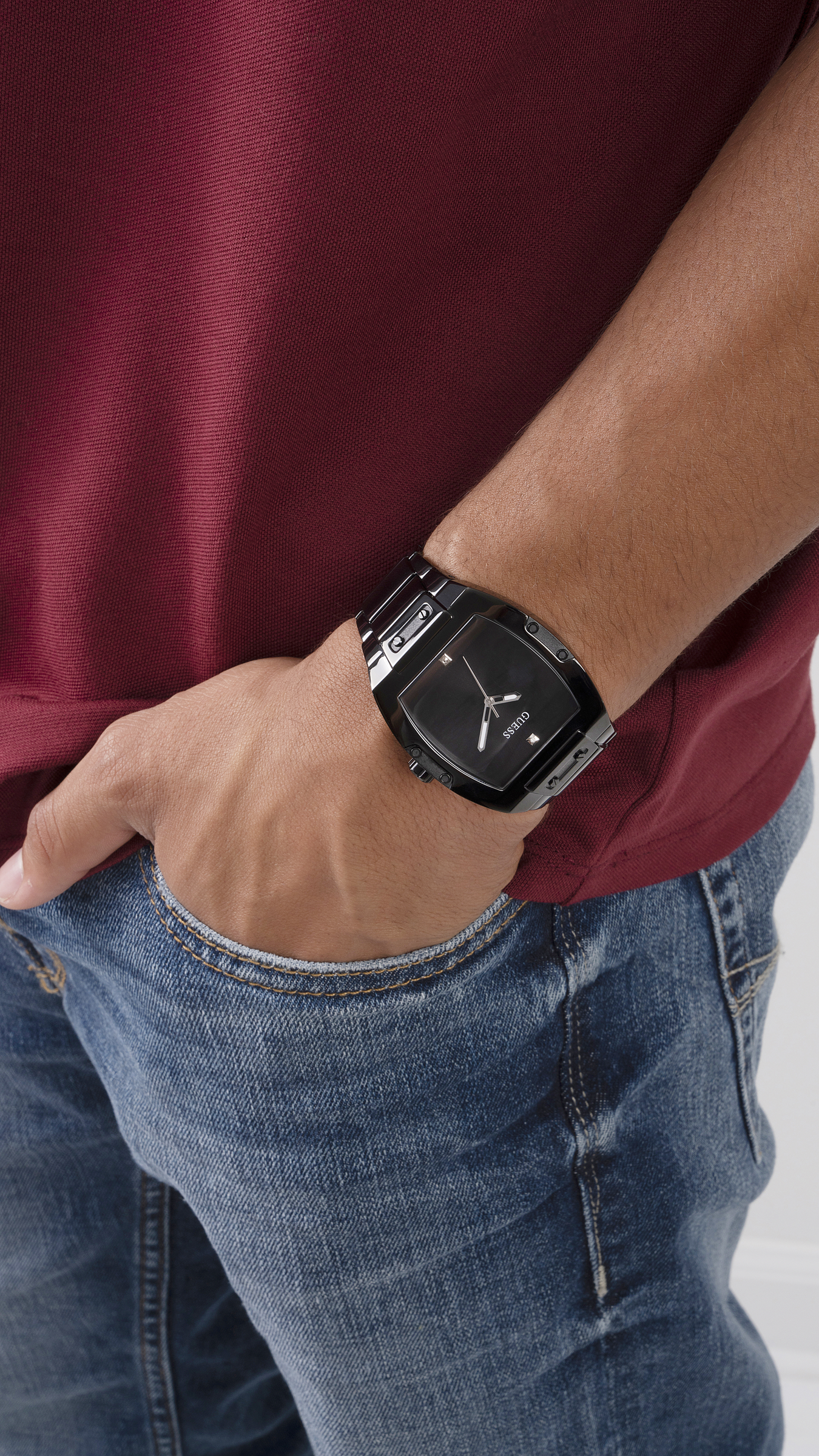 Guess 43 mm Black Dial Men Analog Watch GW0387G3