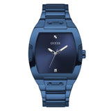 Guess Men 41.5 mm Blue Dial Analog Watch GW0387G4