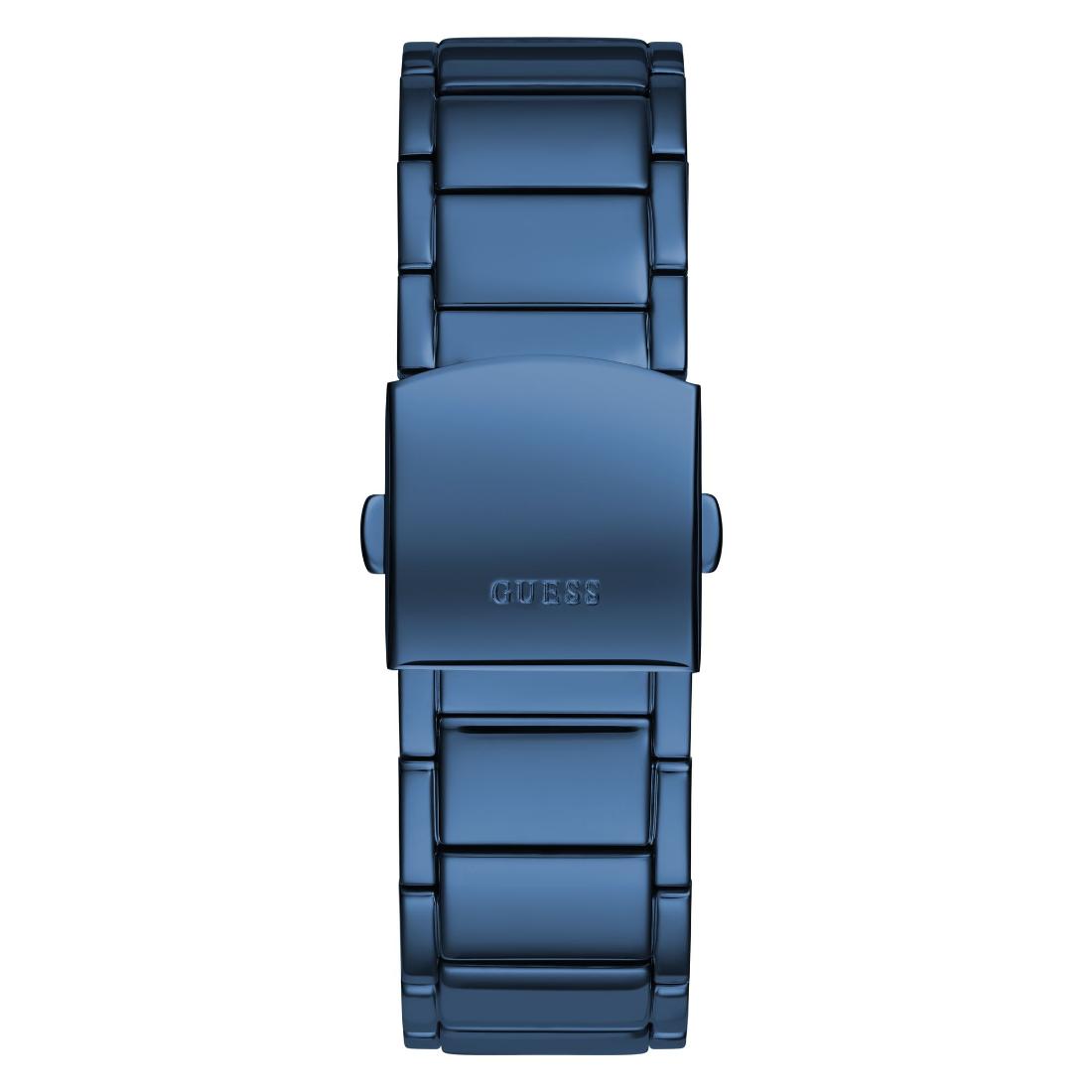 Guess Men 41.5 mm Blue Dial Analog Watch- GW0387G4