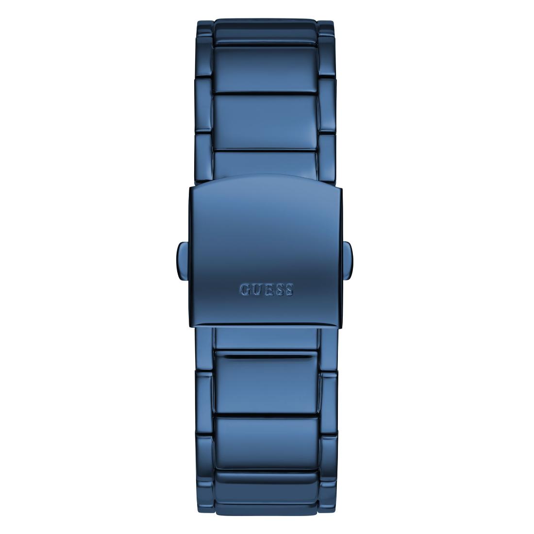 Guess Men 41.5 mm Blue Dial Analog Watch GW0387G4