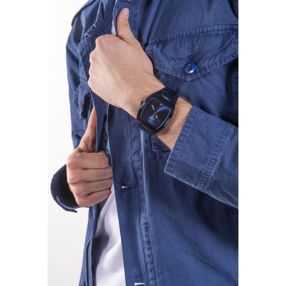 Guess Men 41.5 mm Blue Dial Analog Watch GW0387G4
