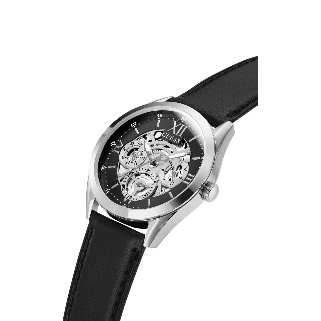 Guess Tailor 42 mm Size Silver Dial Men Analog Watch GW0389G1