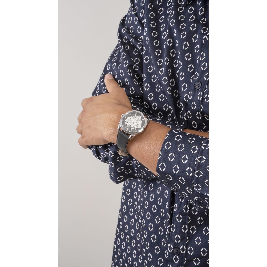 Guess Tailor 42 mm Size Silver Dial Men Analog Watch GW0389G1