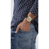 Guess Tailor 42 mm Size Gold Dial Men Analog Watch GW0389G2