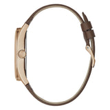 Guess Mens Brown Rose Gold Tone Watch GW0389G3