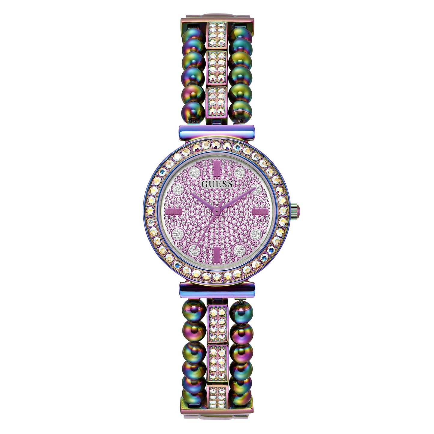 Guess Gala 30 mm Silver Dial Women Analog Watch- GW0401L4