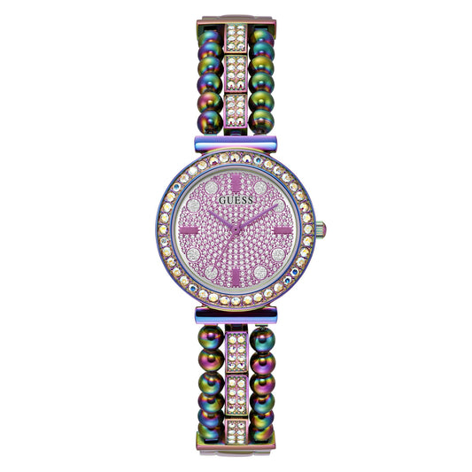 Guess Gala 30 mm Silver Dial Women Analog Watch- GW0401L4