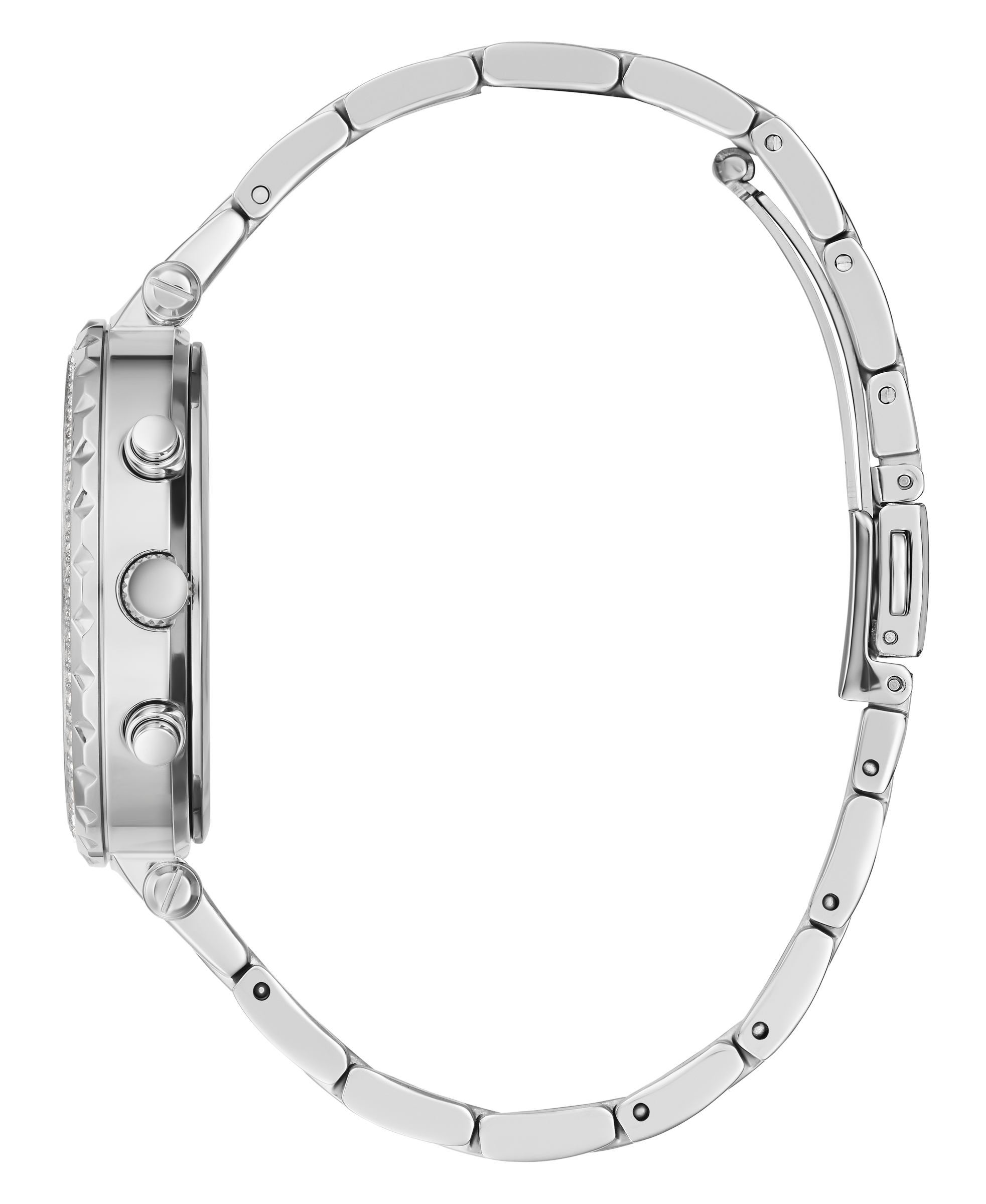Guess 37 mm Ladies Silver Multi function Watch GW0403L1
