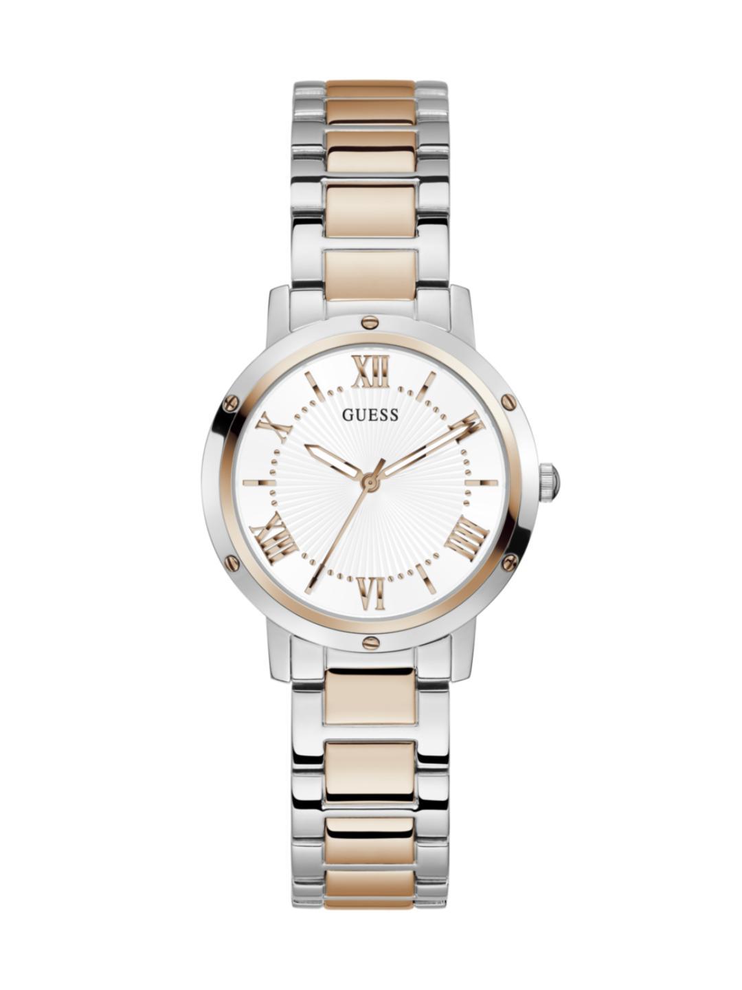 Guess Dress 34 mm White Dial Women Analog Watch GW0404L3