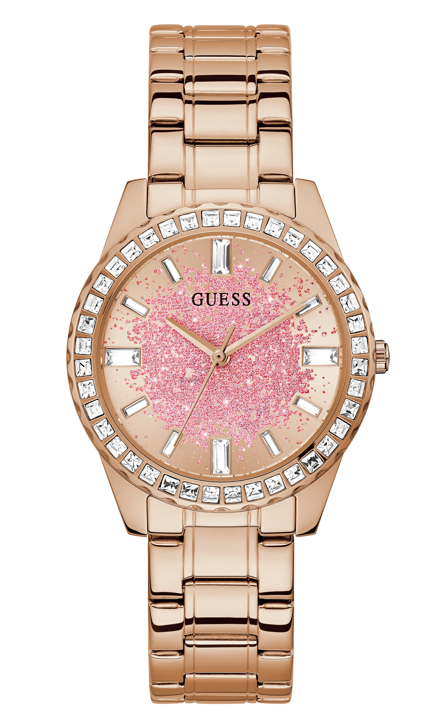 Guess Women Rose Gold Dial Analog Watch - GW0405L3