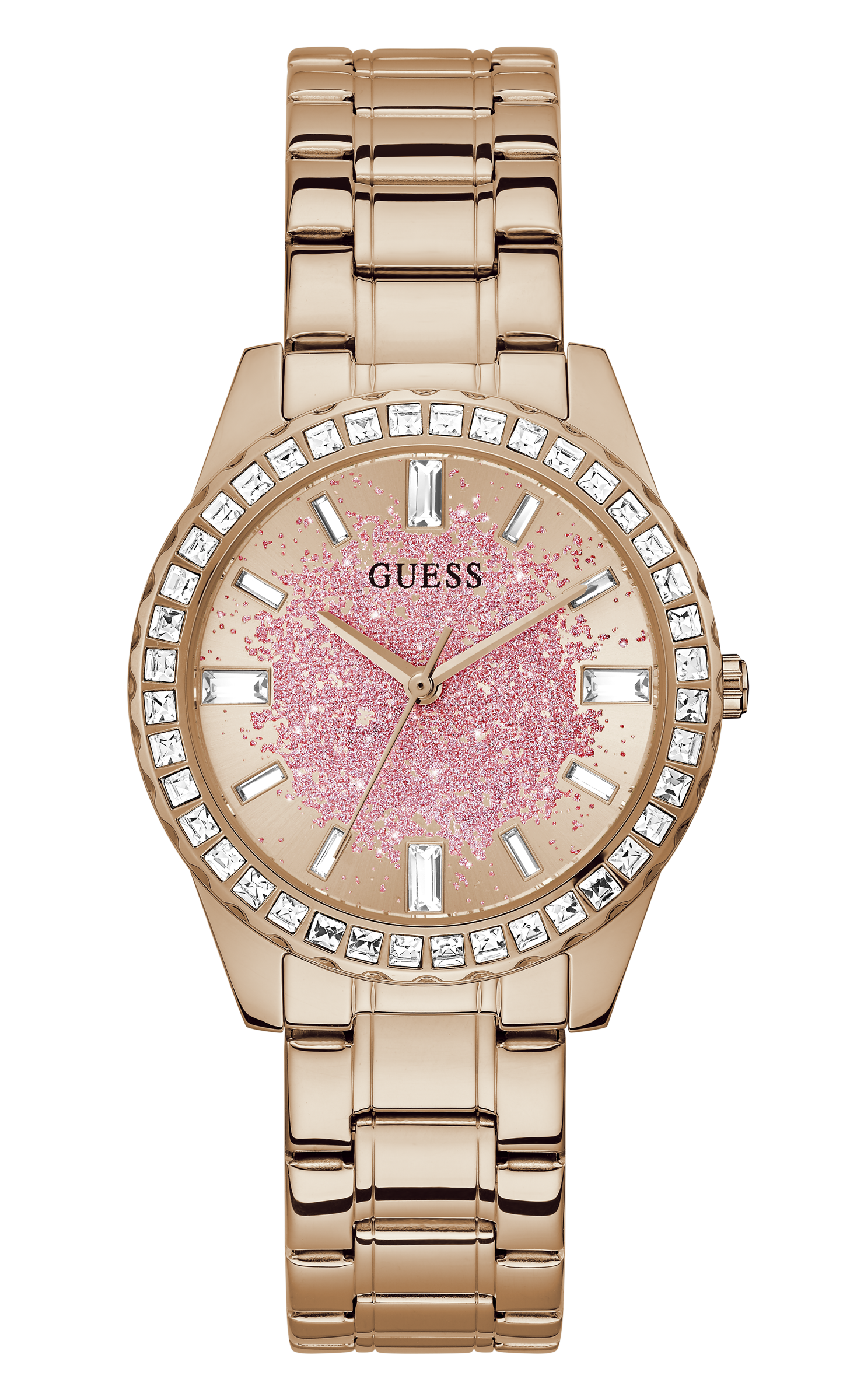 Guess 38 mm Women Rose Gold Dial Analog Watch GW0405L3