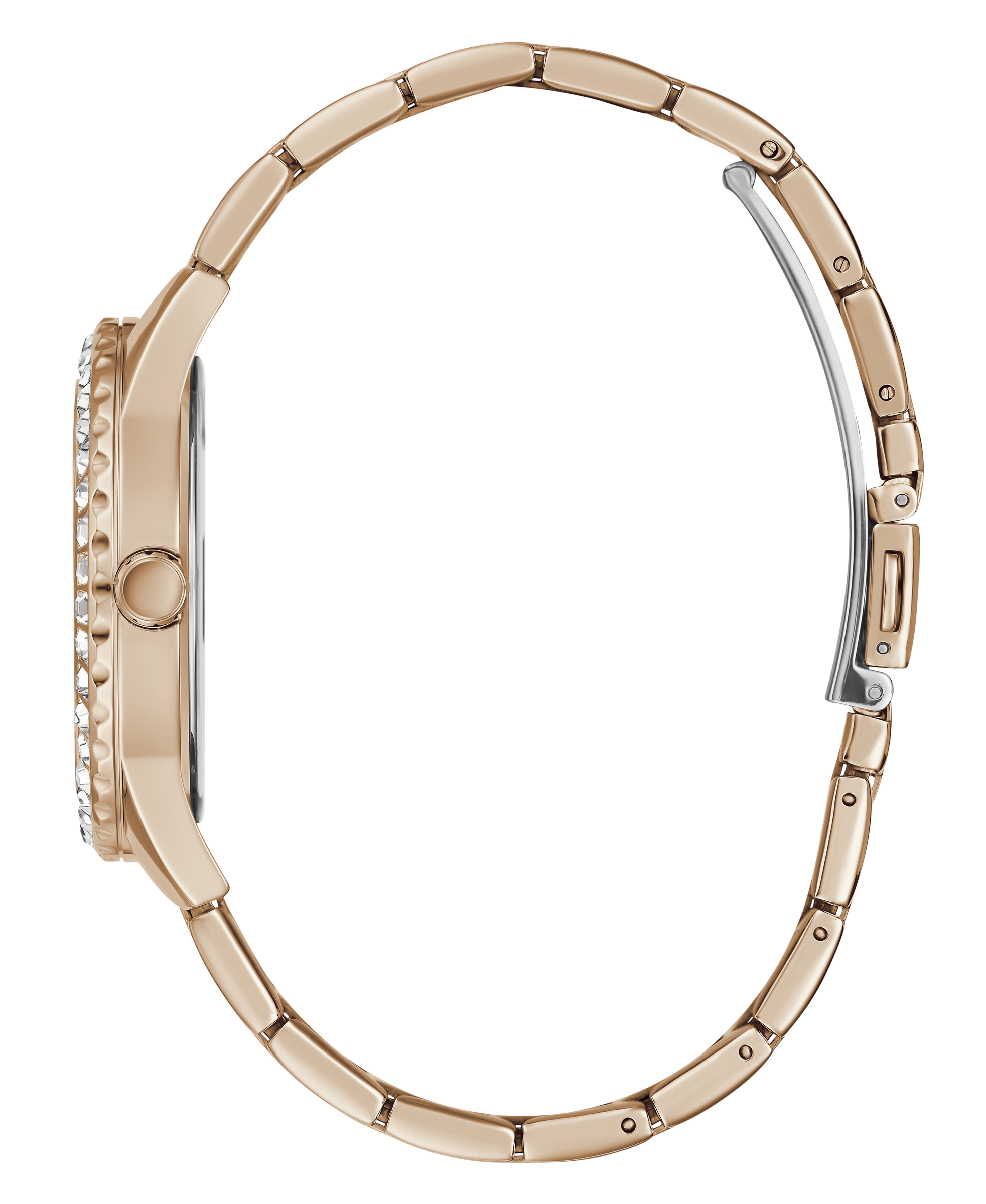Guess 38 mm Women Rose Gold Dial Analog Watch GW0405L3