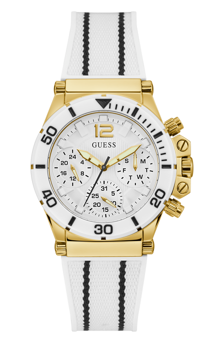 Guess Ladies White Multi-function Watch - GW0406L1