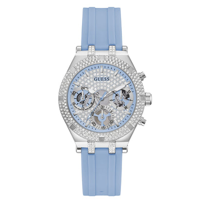 Guess Silver Dial Women Analog Watch - GW0407L1