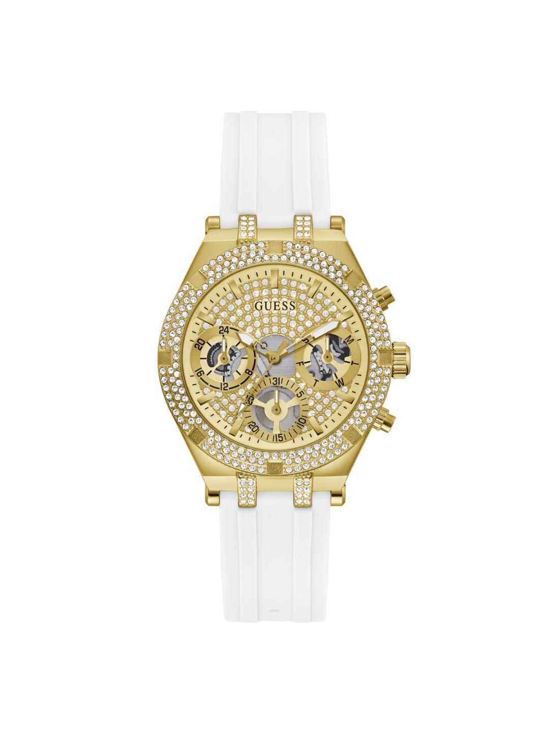 Guess Champagne Dial Women Analog Watch - GW0407L2