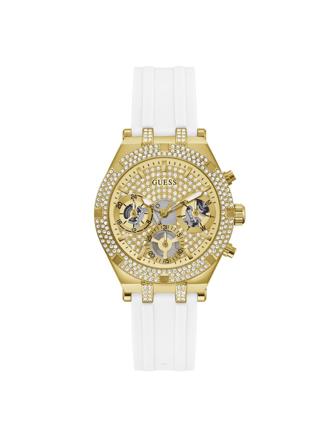 Guess Champagne Dial Women Analog Watch GW0407L2