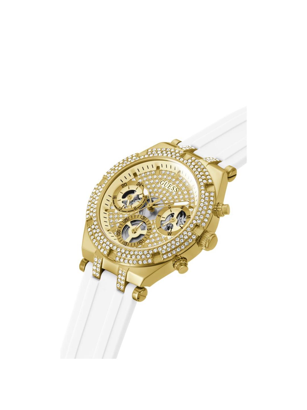 Guess Champagne Dial Women Analog Watch GW0407L2