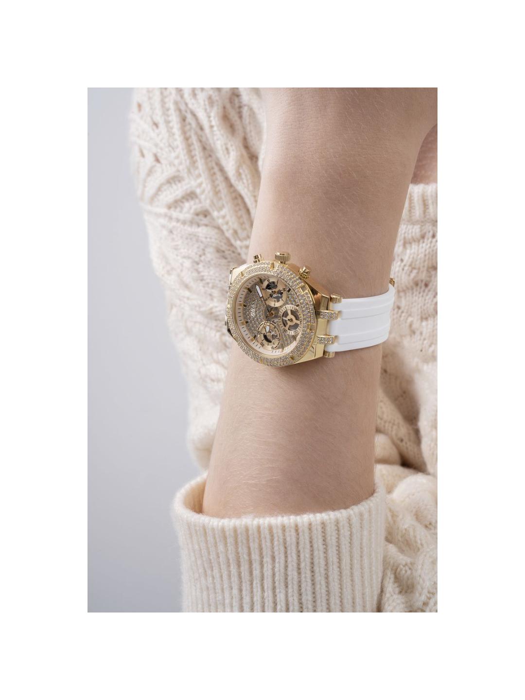 Guess Champagne Dial Women Analog Watch GW0407L2
