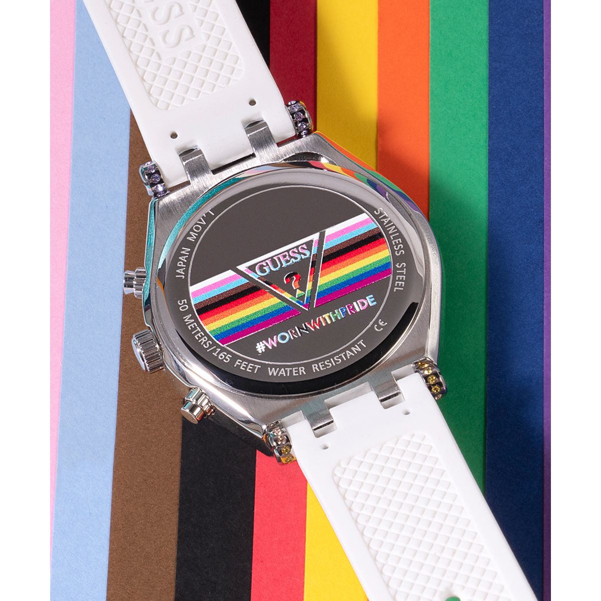 Guess Sport Women 38 mm White Dial Analog Watch GW0407L4