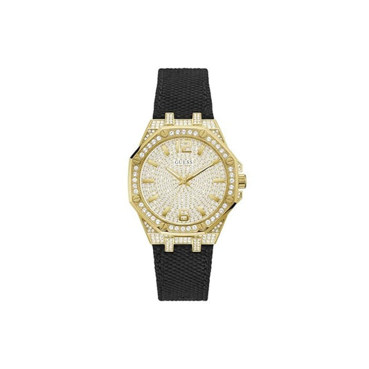 Guess Analog Gold Dial Women's Watch-GW0408L2