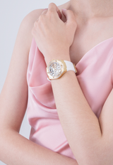 Guess 39 mm Women Clear Dial Analog Watch GW0409L2