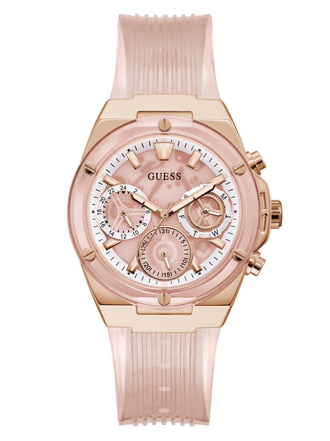 Guess Women Pink Dial Analog Watch - GW0409L3