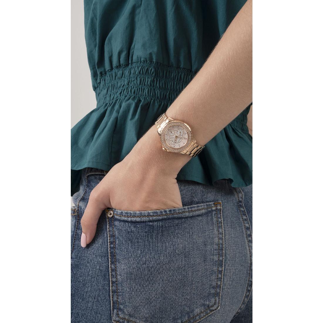 Guess Sport 36 mm Size White Dial Women Chronograph Watch GW0410L3