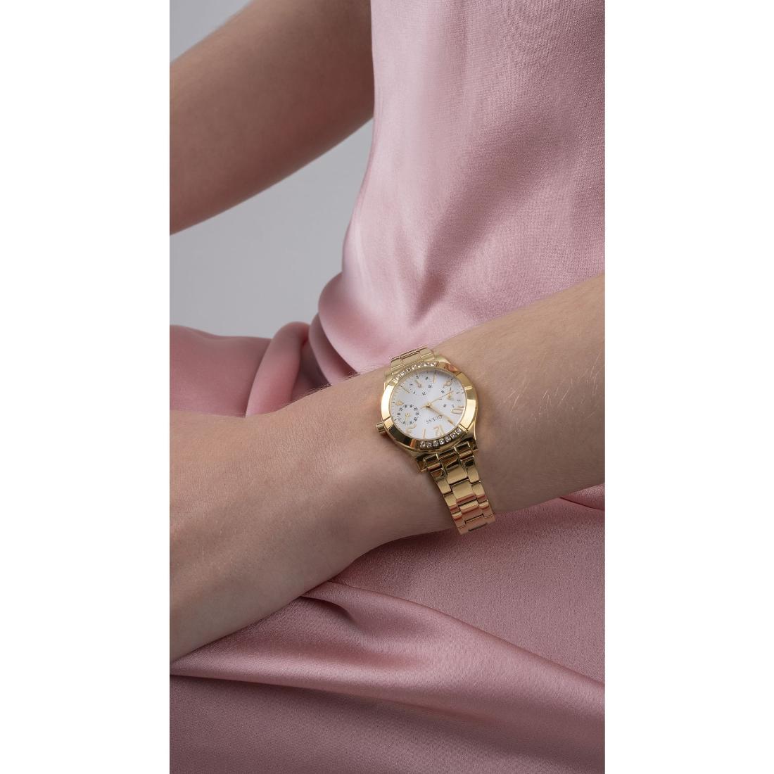 Guess Sport 29 mm Size White Dial Women Chronograph Watch GW0413L2