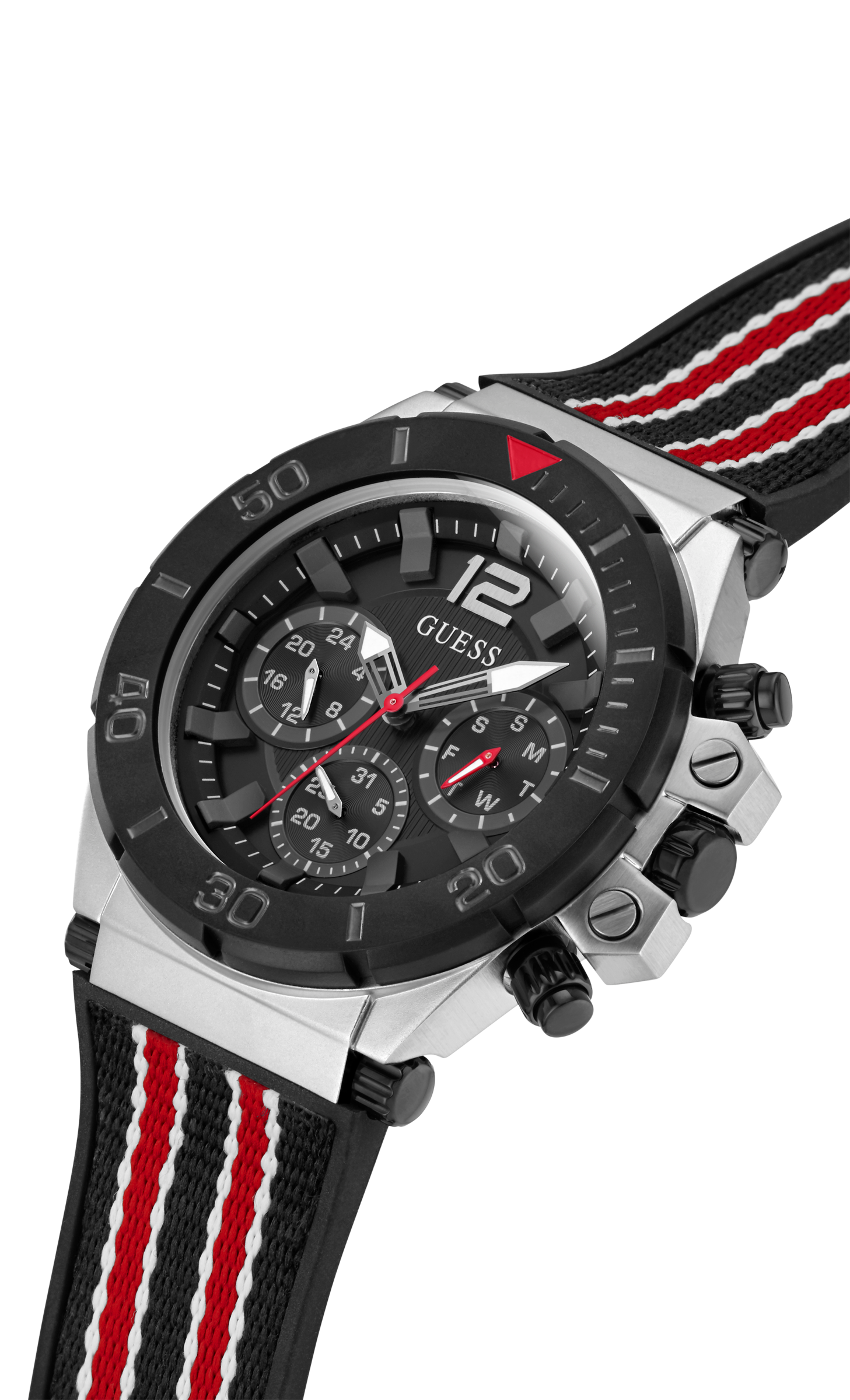 Guess Men's Black Dial Analog Watch GW0415G1
