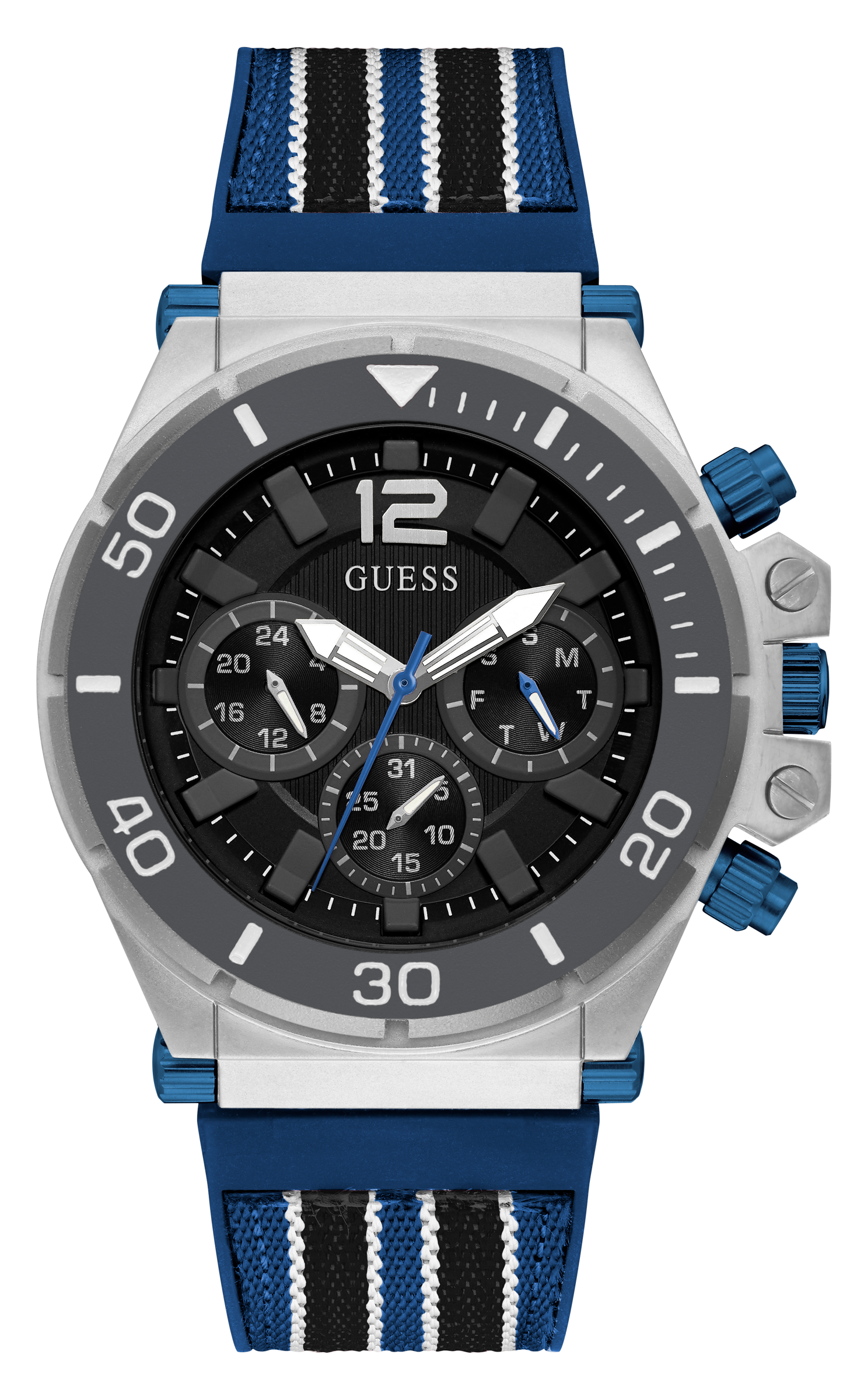 Guess Men's Black Dial Analog Watch GW0415G2