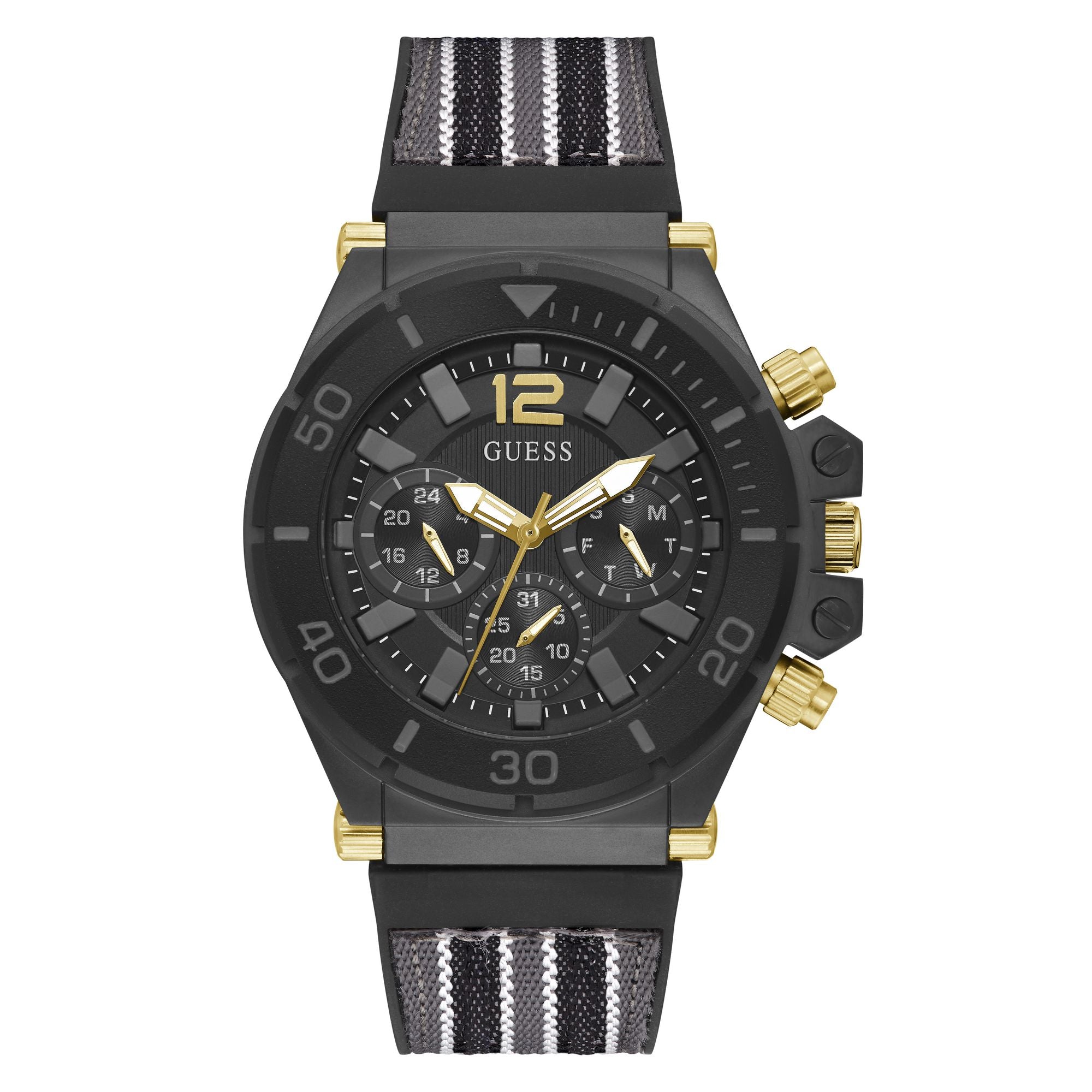 Guess 48 mm Black Dial Men Analog Watch GW0415G3