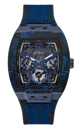 Guess 43 mm Mens Blue Multi function Watch GW0422G1
