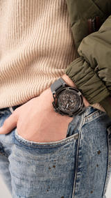 Guess Gunmetal Dial Men Watch GW0423G3