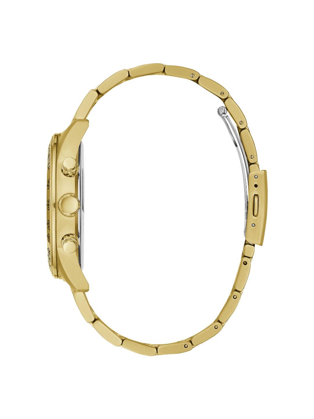 Guess GS Altitude 42 mm Gold Dial Men Analog Watch GW0434G1