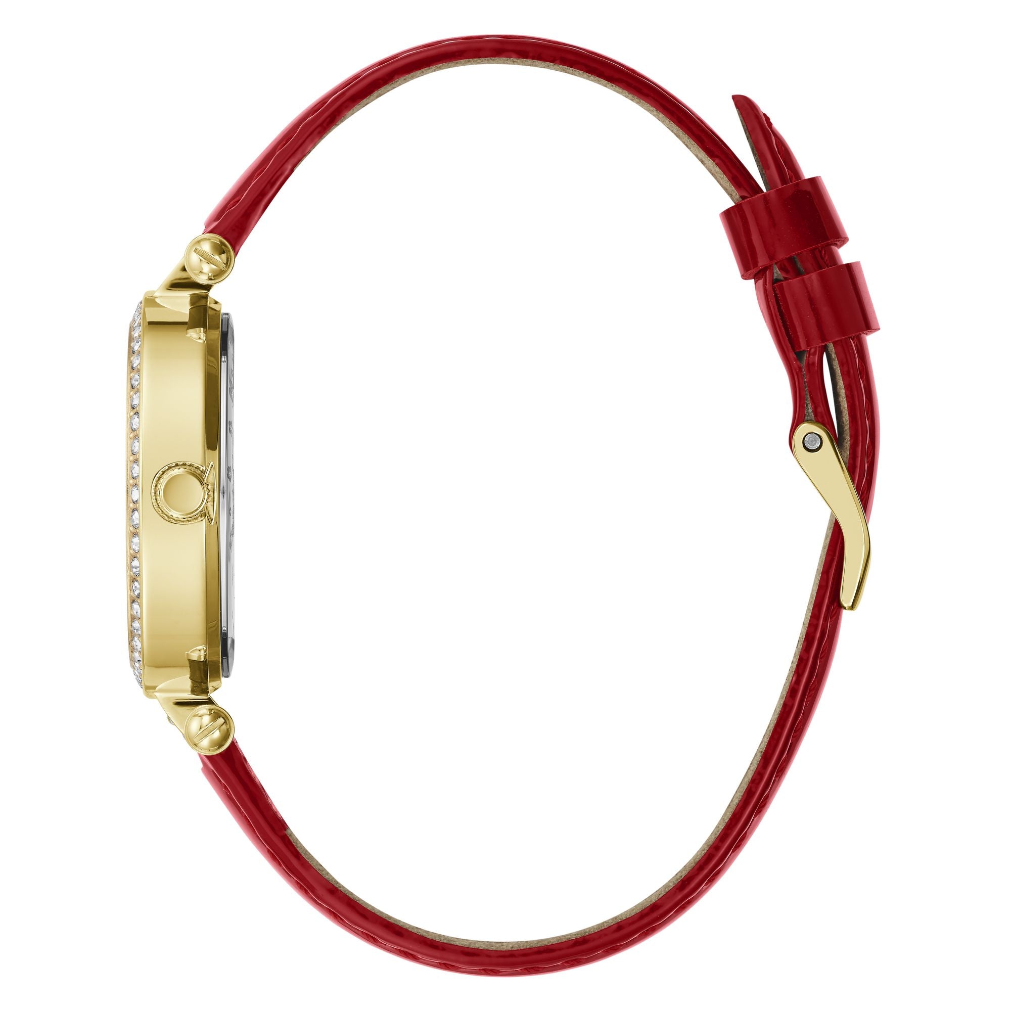 Guess 32 mm Red Dial Women Analog Watch GW0435L1