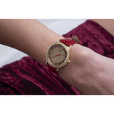 Guess 34 mm Champagne Dial Women Analog Watch GW0436L1