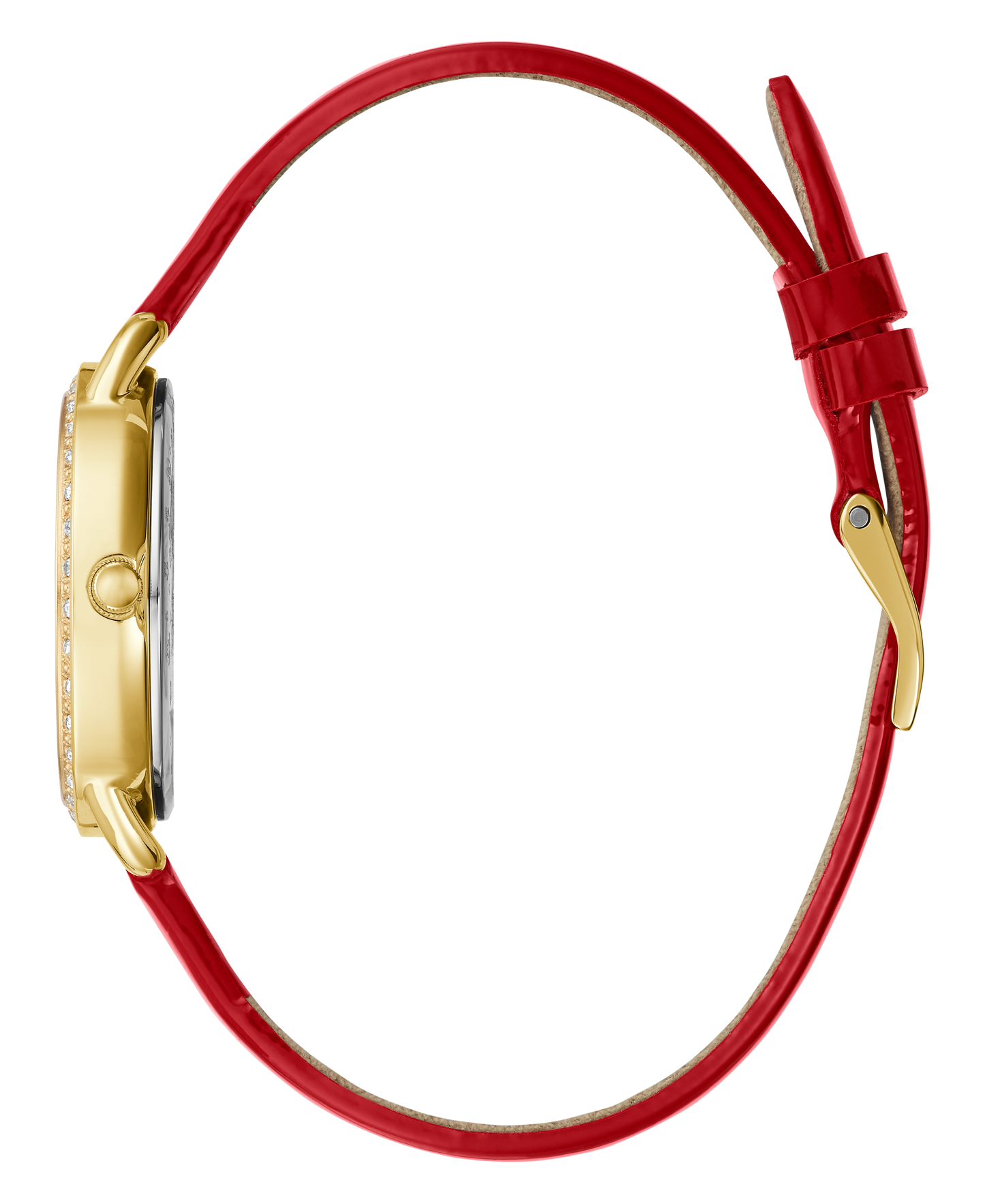 Guess 30 mm Women Champagne Dial Analog Watch GW0437L1