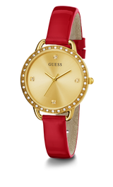 Guess 30 mm Women Champagne Dial Analog Watch GW0437L1