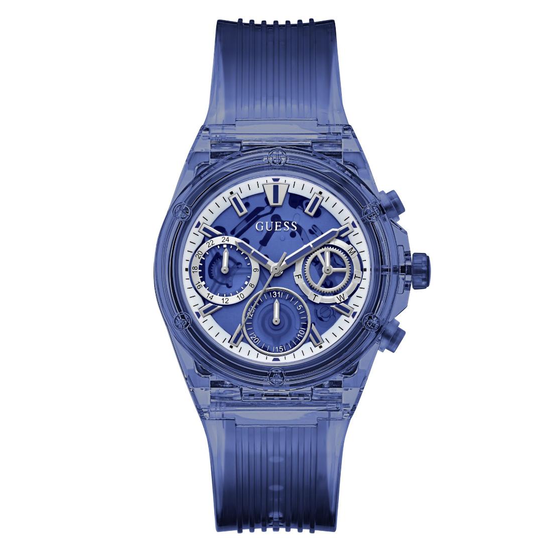 Guess Sport 39 mm Size Blue Dial Women Chronograph Watch GW0438L3