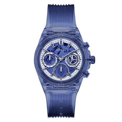 Guess Sport 39 mm Size Blue Dial Women Chronograph Watch - GW0438L3